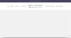 Desktop Screenshot of jamesmclemorelaw.com